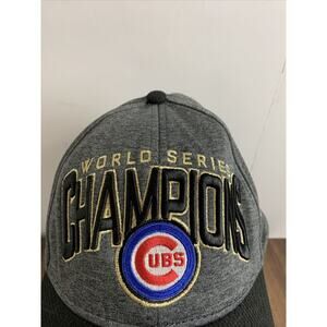 World Series Champions Cubs Baseball Cap One Fits Most 2016 MLB 39Thirty